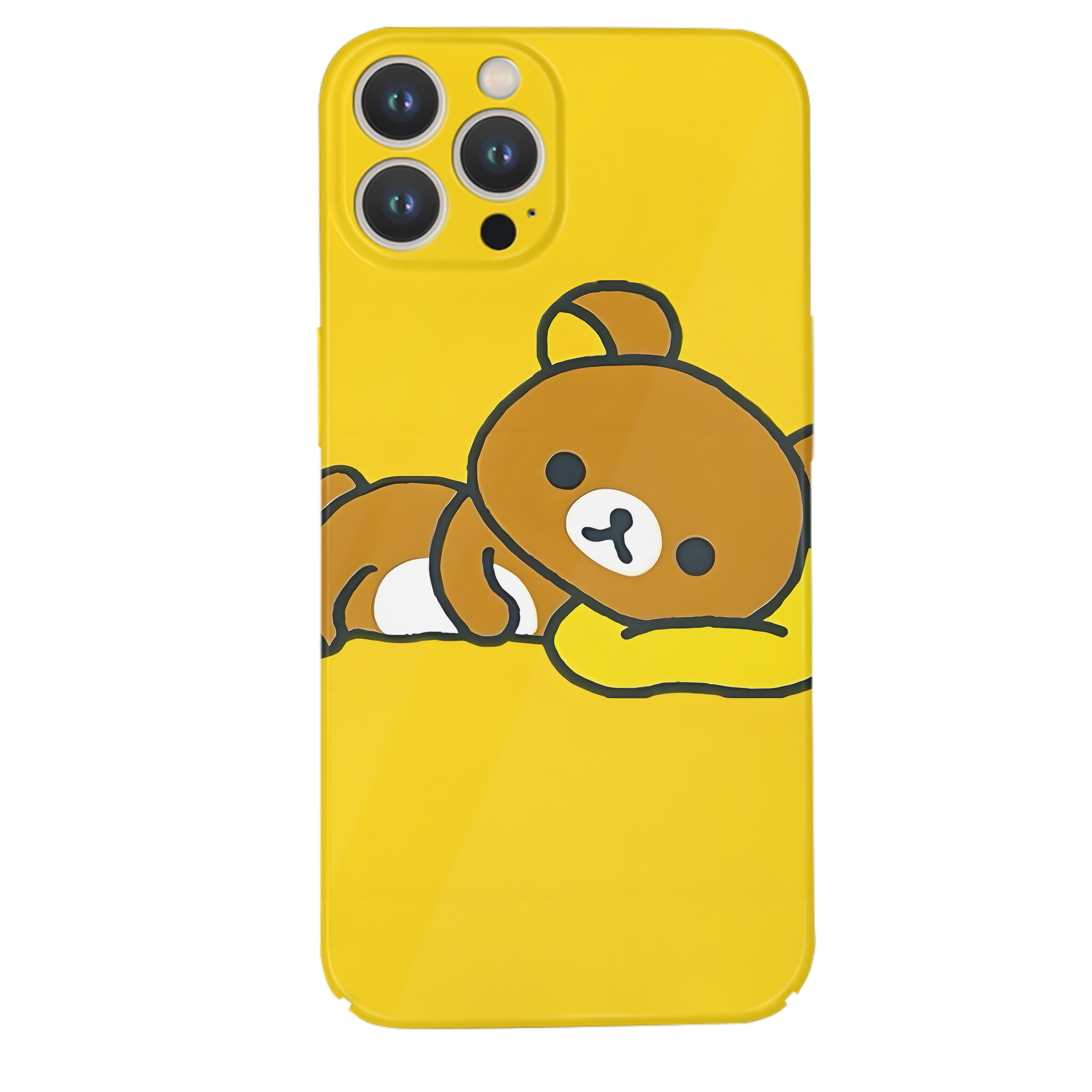 （画像用） リラックマ リラックマ キイロイトリ Rilakkuma Korilakkuma Kiiroitori 【iPhone 14シリーズ対応】ハードケース
